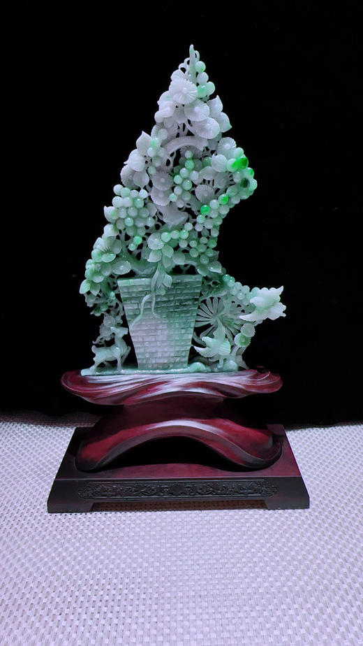 620845翡翠摆件【平安富贵】 商品图5