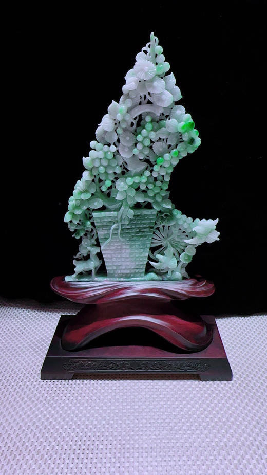 620845翡翠摆件【平安富贵】 商品图4