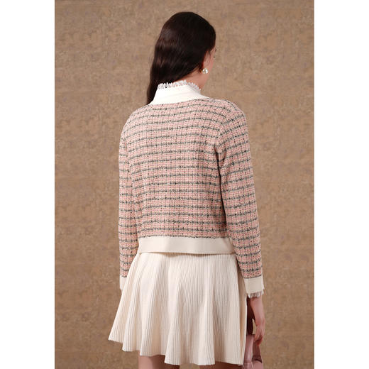 乔万尼新品简约高级感小香风针织衫ET3M776 商品图4