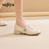预售10天发|Safiya/索菲娅2025法式温柔风浅口方头百搭玛丽珍单鞋 SFD1111404 商品缩略图2