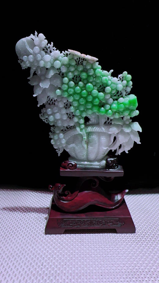 620848翡翠摆件【一览富贵】 商品图5