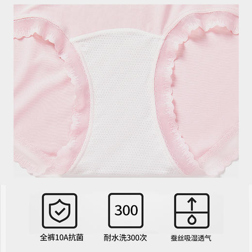 【限时活动秒杀】法国 利蜂/LOUIS ROYER “奢享” 兰精莫代尔植物女士内裤 2.0升级版 天然舒适 4条装 商品图4