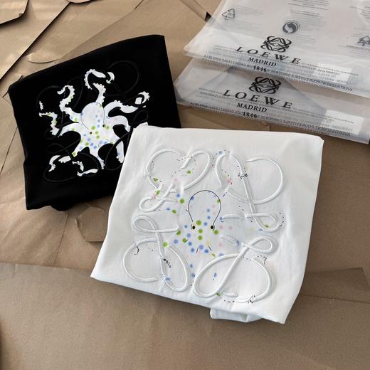 点此购买 罗意威春夏季男女款刺绣章鱼短袖T恤 gz 308997 商品图7