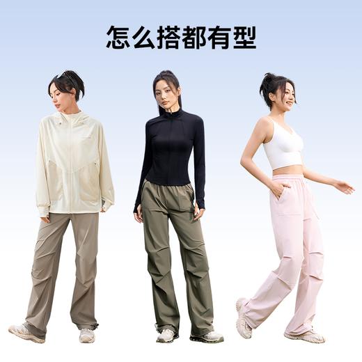 MOLYVIVI新款盈感伞兵防晒裤工装裤女宽松廓形裤子新款休闲裤潮酷有型 商品图4