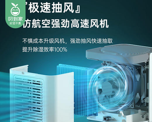【快递到家】卡蛙小方盒家用静音除湿机KW-CS01（1台） 商品图2