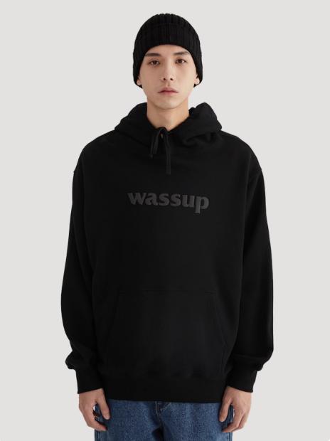 WassupHouse发泡logo连帽卫衣 商品图1
