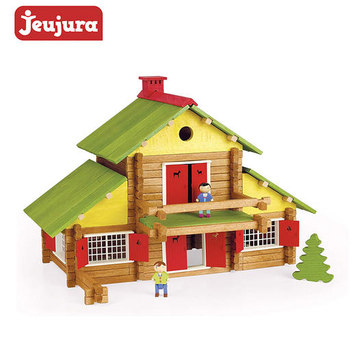 Vilac 经典款建构积木 135粒 积木 适合年龄5岁+ 榫卯结构 法国玩具 J8003 商品图6