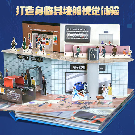 【青葫芦】那么大！立体书：飞机 3-8岁 儿童3d立体书 商品图4