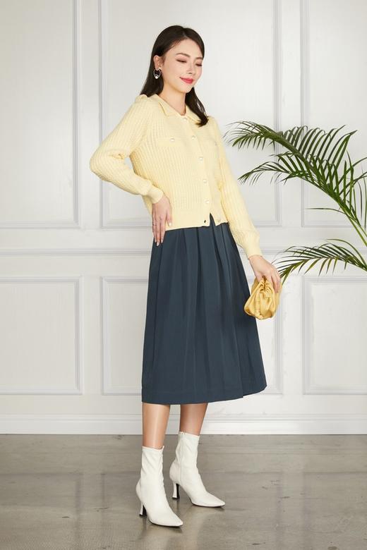 amadella 鹅黄色针织开衫毛衣 11533 商品图1