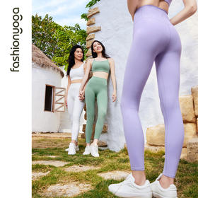 FC10967（九分款）凡圣瑜伽基础裸感蜜桃臀九分裤