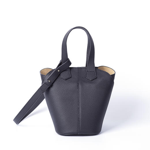 出口日本！2025日系小众吊床包头层牛皮水桶包手拎单肩包女士菜篮子包包！ 商品图5