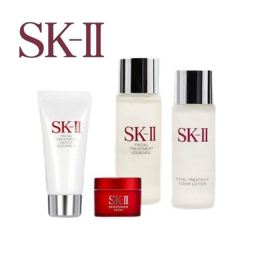 SK-II体验套装中样小样旅行四件套（面霜15g+嫩肤露30ml+神仙水30ml+洁面20g) 商品图0