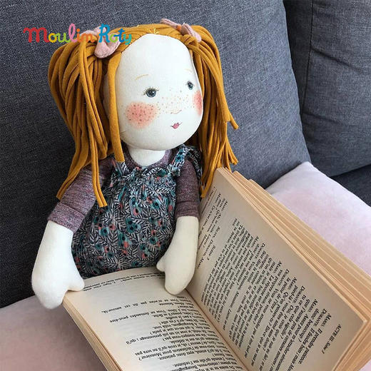 Moulin roty 弗萊娅 法式玩偶 适合年龄1岁+ 花朵女孩系列 法国品牌 710526 商品图11