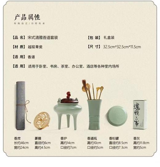 【庆学堂】臻品高级篆香套装  文房好物 商品图4