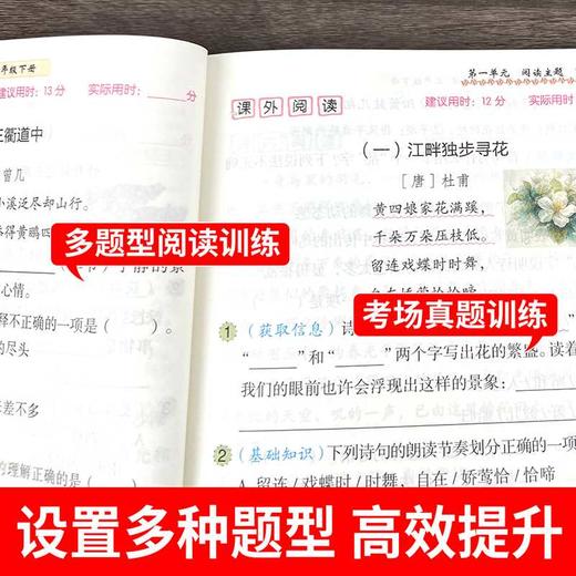 小学语文同步阅读理解强化训练.三年级下册 商品图4