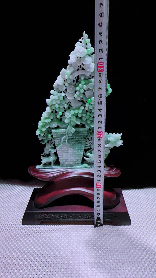 620845翡翠摆件【平安富贵】 商品图1