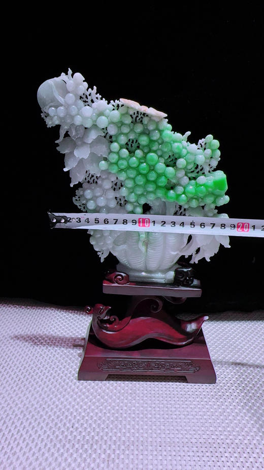 620848翡翠摆件【一览富贵】 商品图2