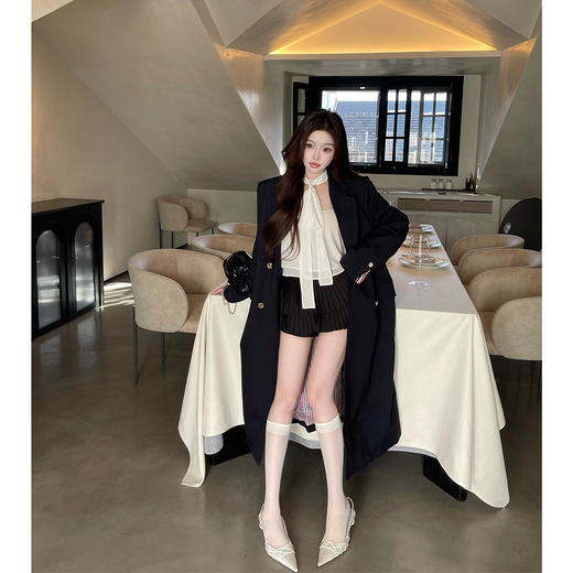 清仓捡漏 LINCHAOZHANG  LW240600 学院风西装外套 商品图2