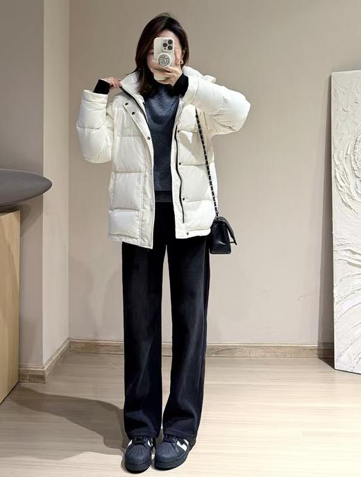 雅丹风高级色复古土耳其直筒薄绒春秋冬微直筒牛仔裤 商品图13