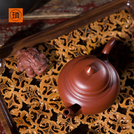 璞实茶器璞实藏壶笑樱壶220cc宜兴原矿紫砂手工紫砂壶办公功夫茶礼盒定制 商品图2