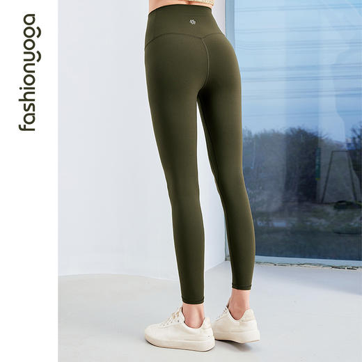 FC10967（九分款）凡圣瑜伽基础裸感蜜桃臀九分裤 商品图2
