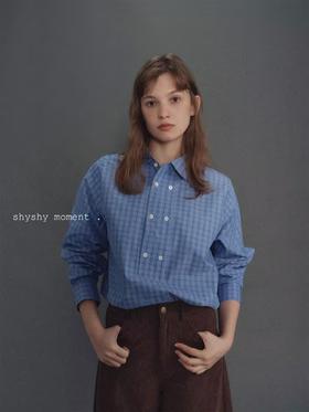 shyshystill/shy202411031/色织双排扣两色格子衬衫