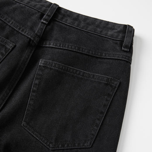 ROMI STUDIO“都市休闲”长绒竹节棉绳染雾感直筒牛仔裤 RWBLXT1474 商品图3