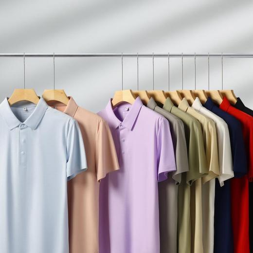 【魔方格】45D无缝锦氨凉感速干纯色二级布领（四合扣）（180克）  ZT-3288# 商品图0