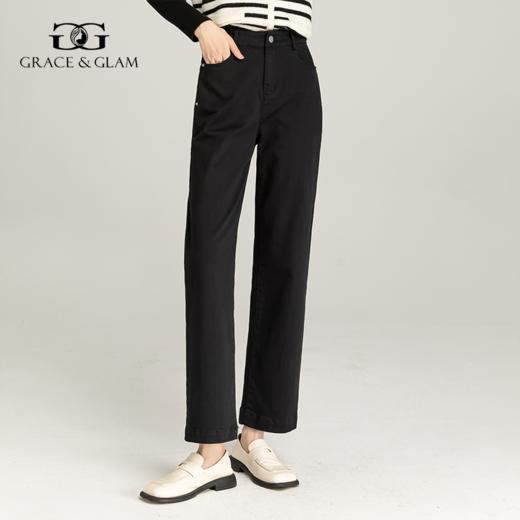 Grace&Glam 经典法棍直筒显瘦牛仔裤 商品图2