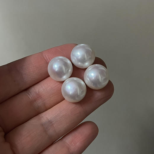 CLASSIC系列 925银镶淡水珍珠 耳钉 商品图3