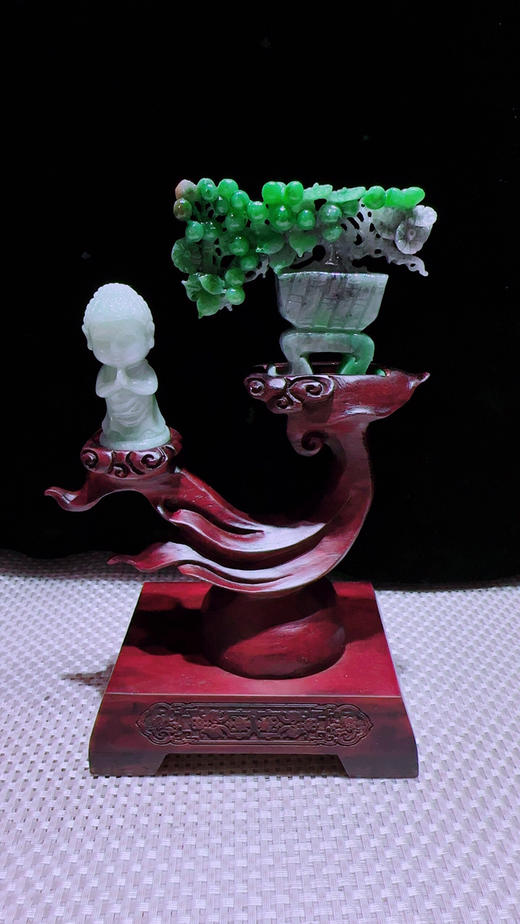 620844翡翠摆件【菩提发财树】 商品图5