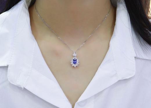 1.15ct刻面蓝宝石吊坠 商品图4