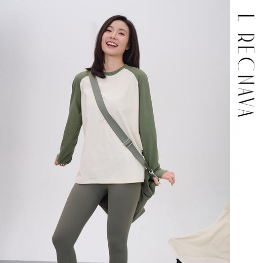 [男女同款 情侣衫] UPF50+防晒户外插肩袖打底衫 轻量速干长袖T恤 商品图2