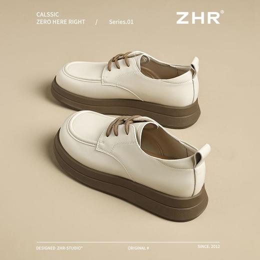 ZHR单鞋女2025新款复古英伦风ins小皮鞋百搭轻便女鞋低帮乐福鞋女 商品图9