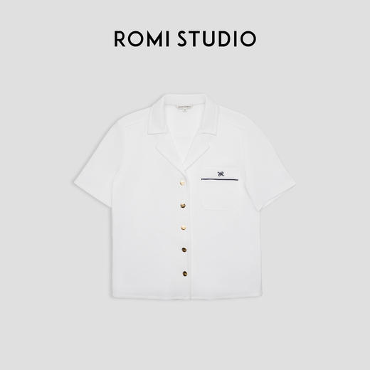 ROMI STUDIO【夏日B备】气质简约设计感衬衫 半裙套装T3235/Q3317 商品图1