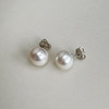 CLASSIC系列 925银镶淡水珍珠 耳钉 商品缩略图2