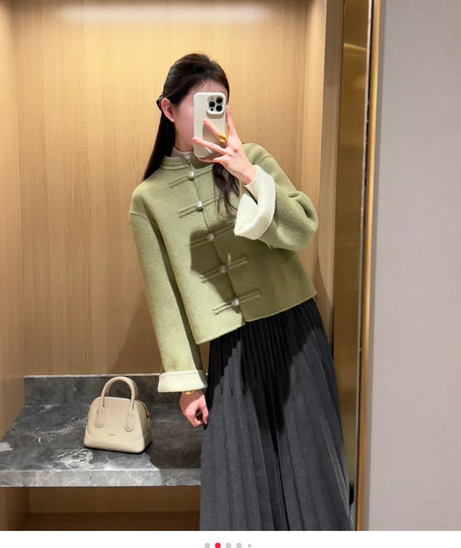 Selfwho新中式25春款双面呢短款外套021105 商品图12