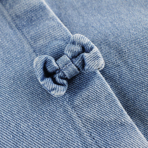 马克珍妮女童甜美花边牛仔小马甲 宝宝夹克2025年春装新款250198 商品图4