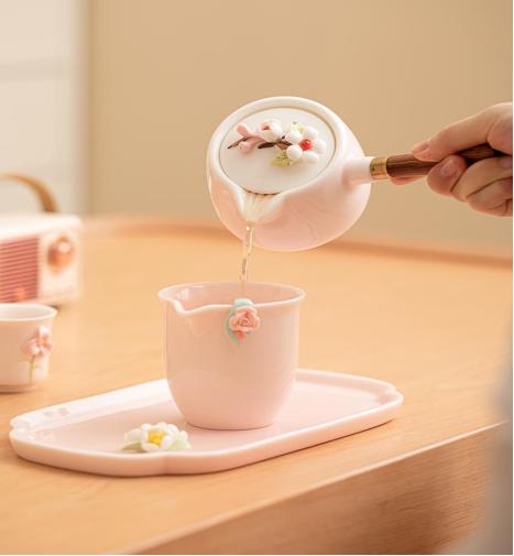 捏花-侧把壶七件套旅行装 商品图1