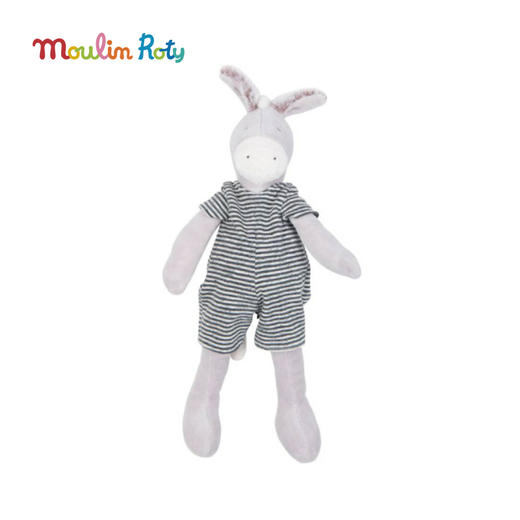 Moulin Roty 中号小驴巴拿巴 法式玩偶 适合全年龄 原创故事形象 进口面料 农场大家庭系列 法国品牌 632068 商品图0