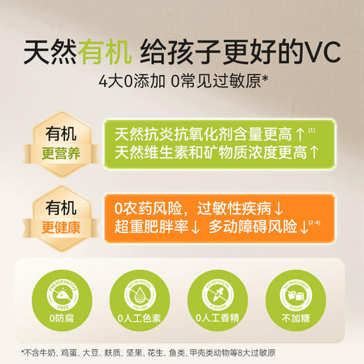 Little Umbrella小小伞有机奇异果VC维生素C28条*10ml/盒 商品图2