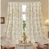 【田园风蕾丝遮光纱帘，透光不透人】田园风蕾丝遮光纱帘 透光不透人 2025新款 免打孔安装窗帘 卧室飘窗-QQ 商品缩略图2