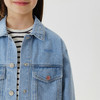 马克珍妮女童复古短款牛仔外套儿童夹克上衣2025年春装新款250127 商品缩略图3