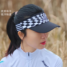 星际松紧带超轻排汗空顶帽马拉松越野户外骑行