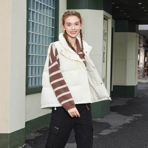 半身缘女装 冬季休闲打底宽松舒适百搭毛衣244213U01213348 商品图3