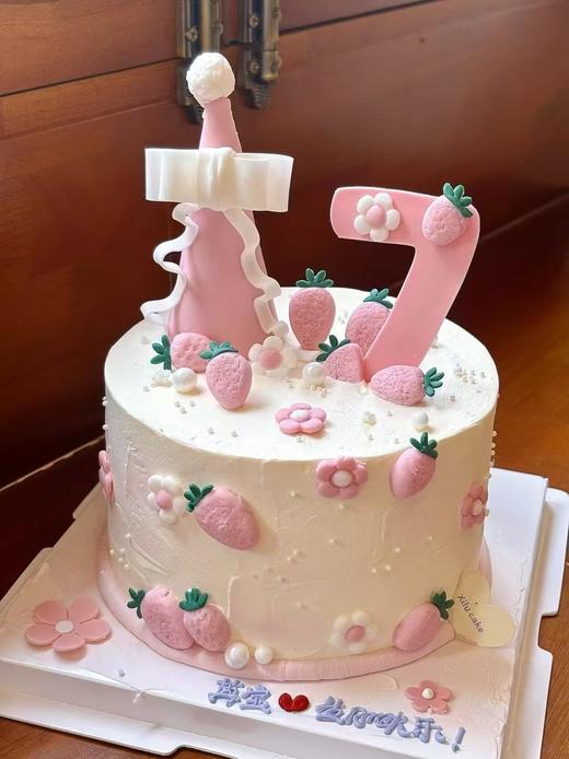 小女孩翻糖蛋糕 商品图0