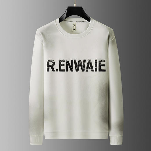 【新款DX】大依优型大码男装加肥加大码男字母印花卫衣休闲圆领长袖卫衣上衣男士胖子300斤 商品图1