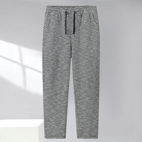 【新款DFF】斜纹口袋标设计直筒运动裤男士春秋款宽松大码潮牌裤子休闲卫裤男