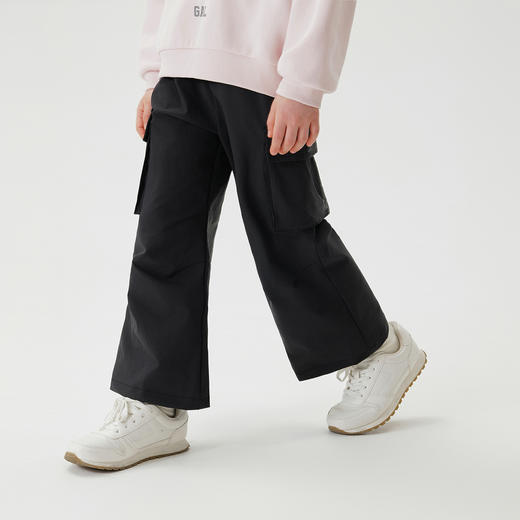 马克珍妮女童户外速干微喇裤儿童工装运动裤2025年春装新款250283 商品图2