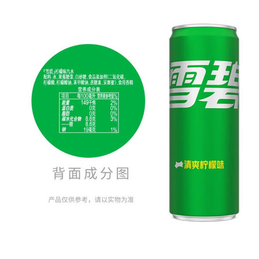 可口可乐雪碧细听装330ML*24 商品图1